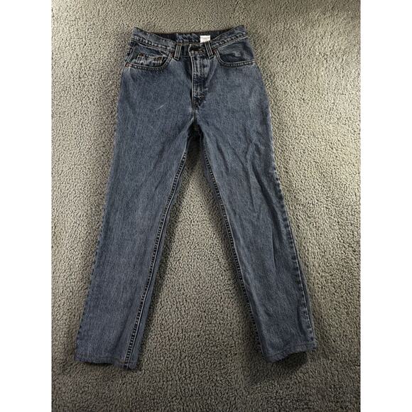Vintage Levis 506 Jeans Women 6 Regular Fit Straight Leg Blue Denim Pants 95 90s - Picture 1 of 8